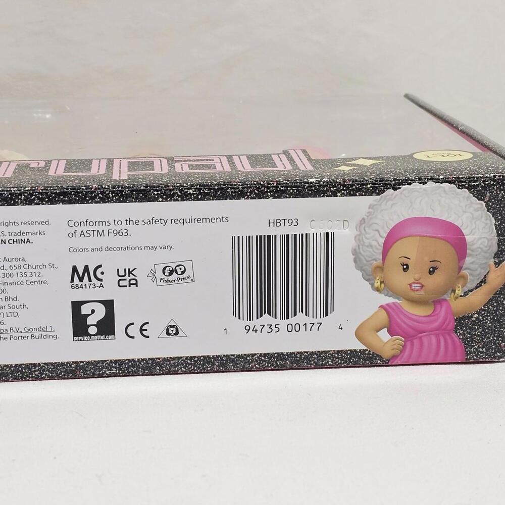 New RUPAUL Little People Collector Pack Figurines Drag Queen Doll Fisher Price - Picture 5 of 5